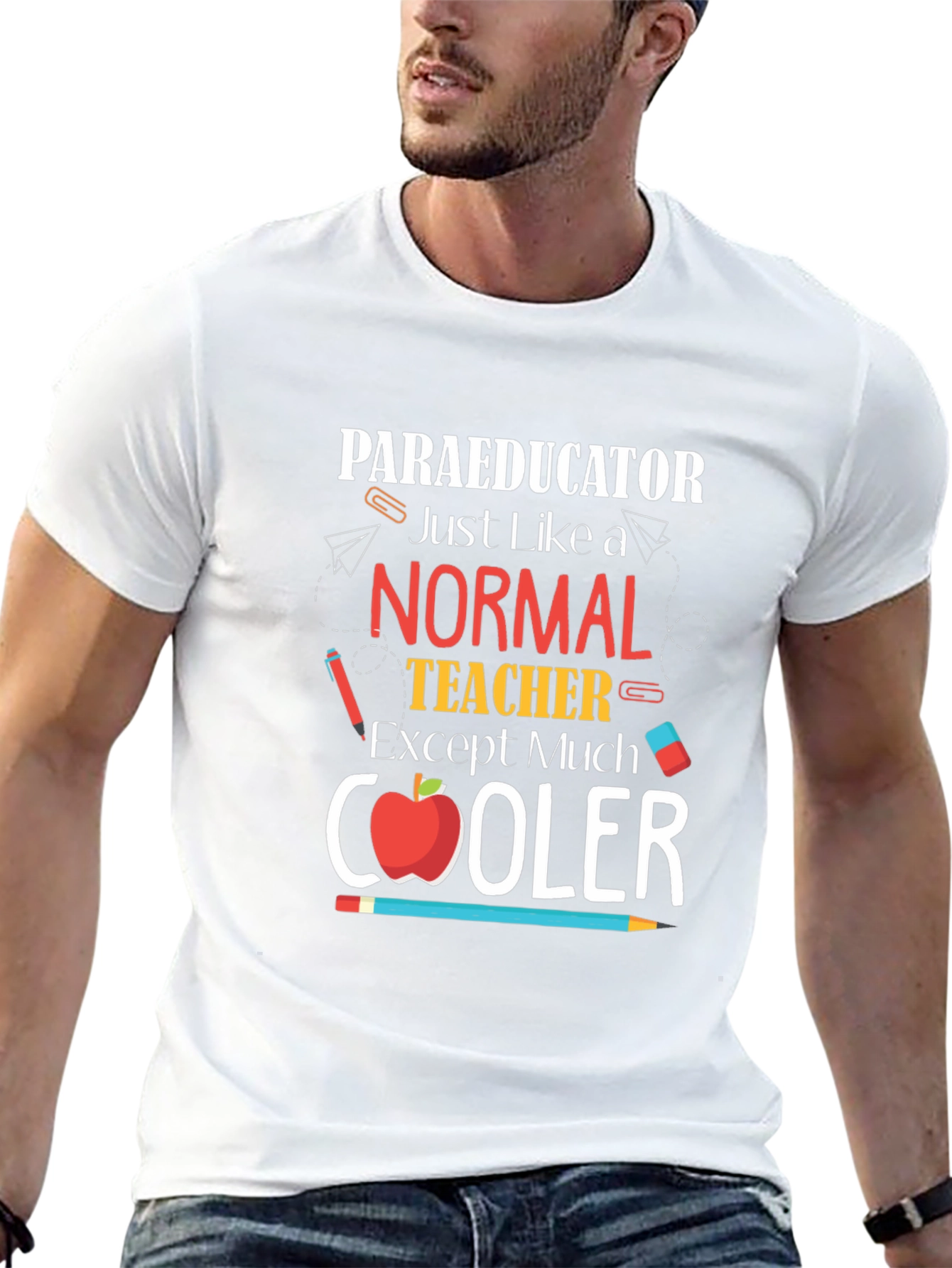 Paraeducator Teacher T-Shirt - Cool Teacher Tee