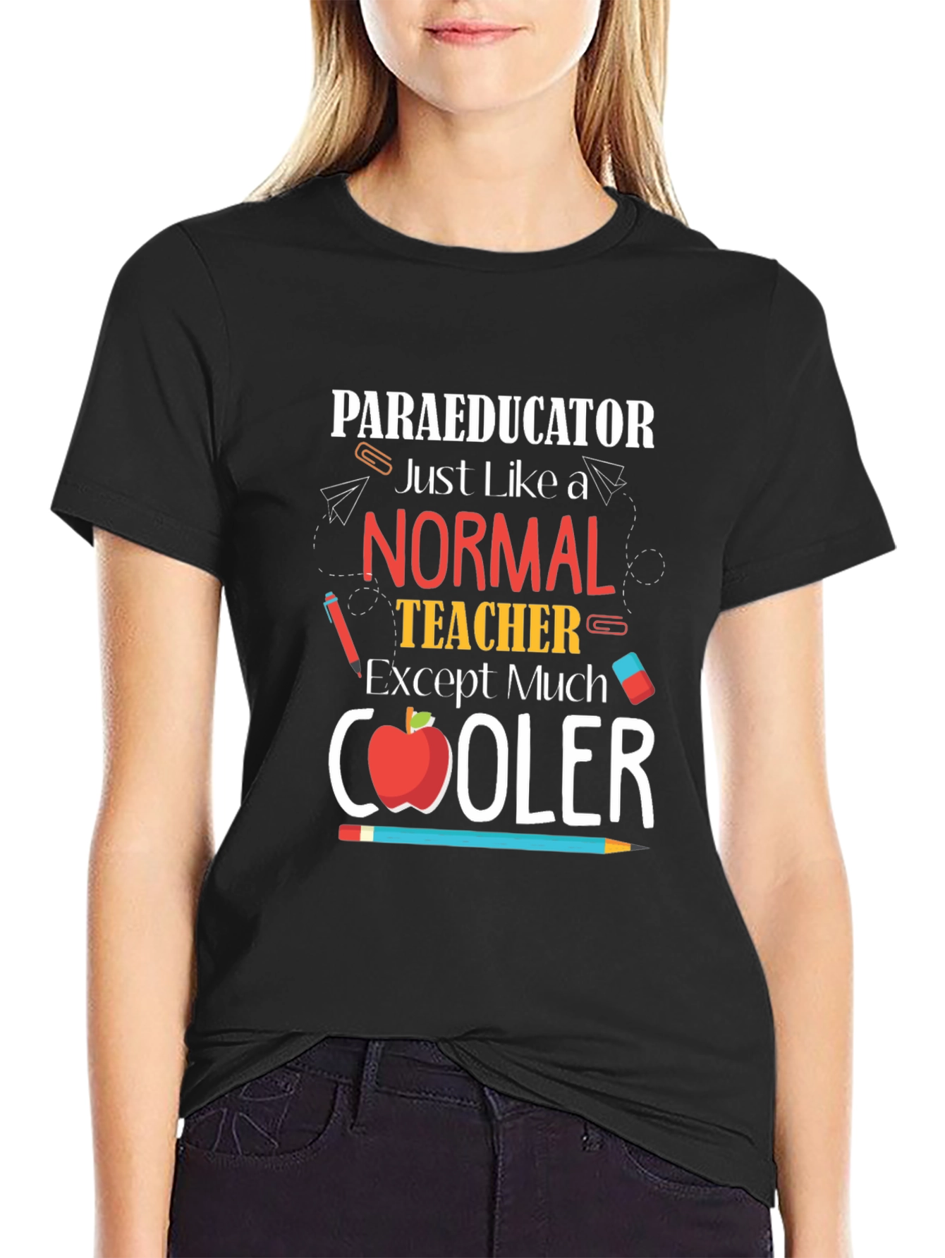 Paraeducator Teacher T-Shirt - Cool Teacher Tee