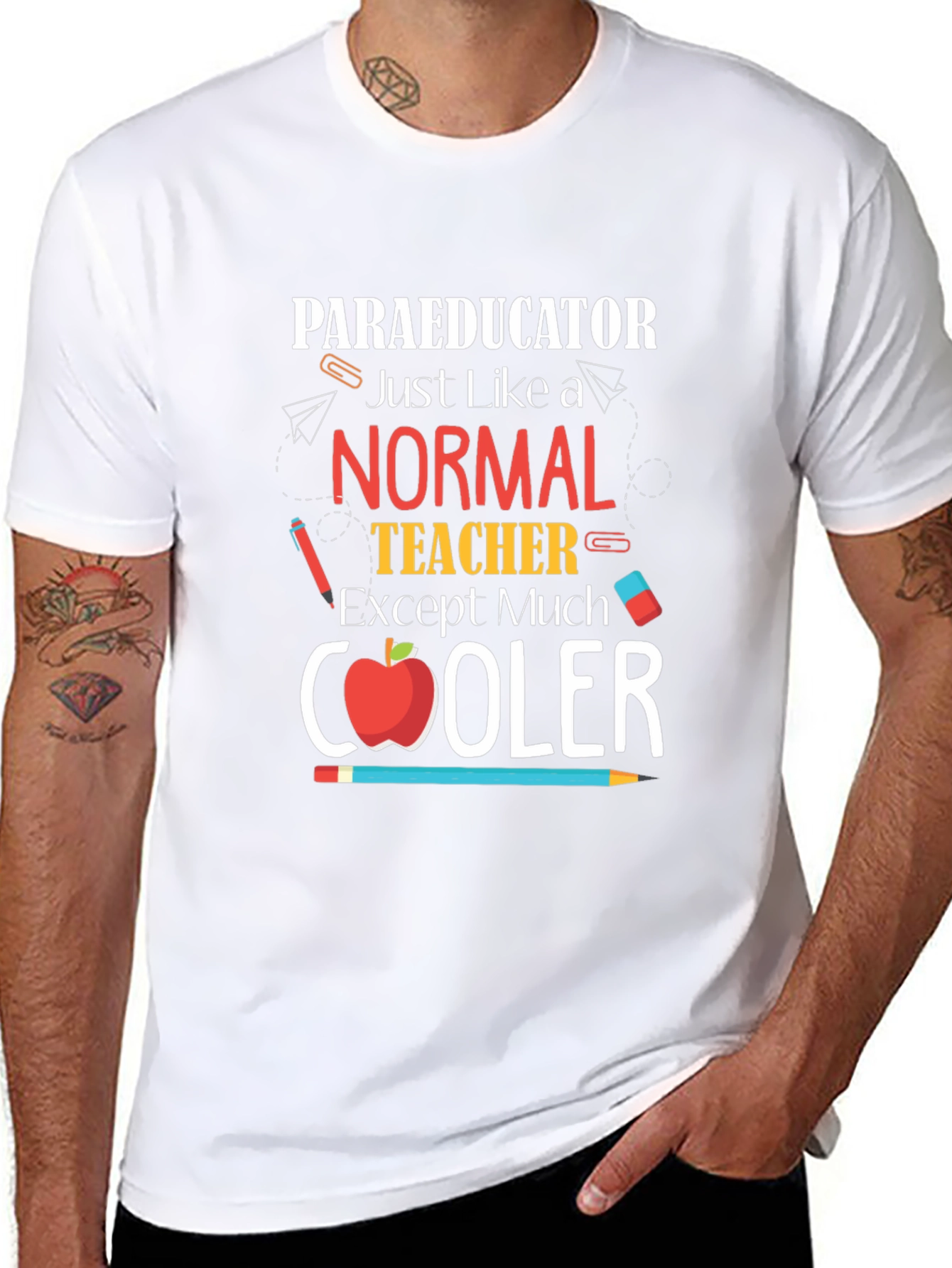 Paraeducator Teacher T-Shirt - Cool Teacher Tee