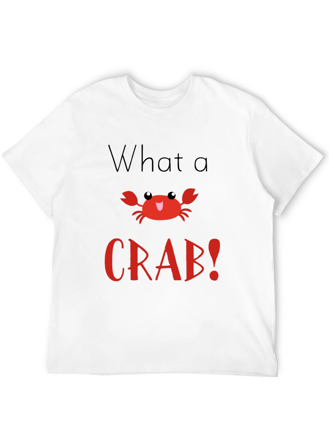 What a Crab! Black Graphic T-Shirt