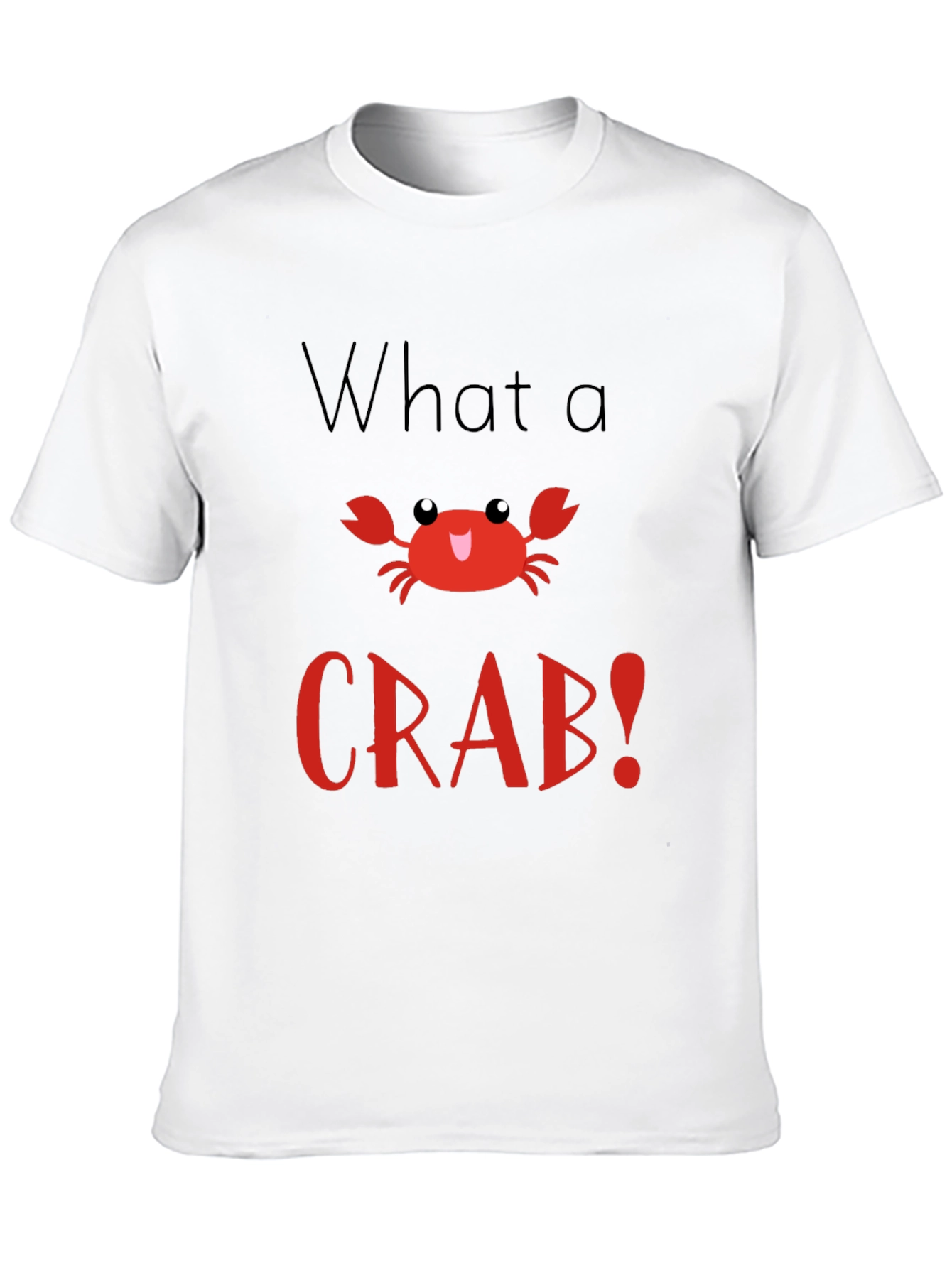 What a Crab! Black Graphic T-Shirt