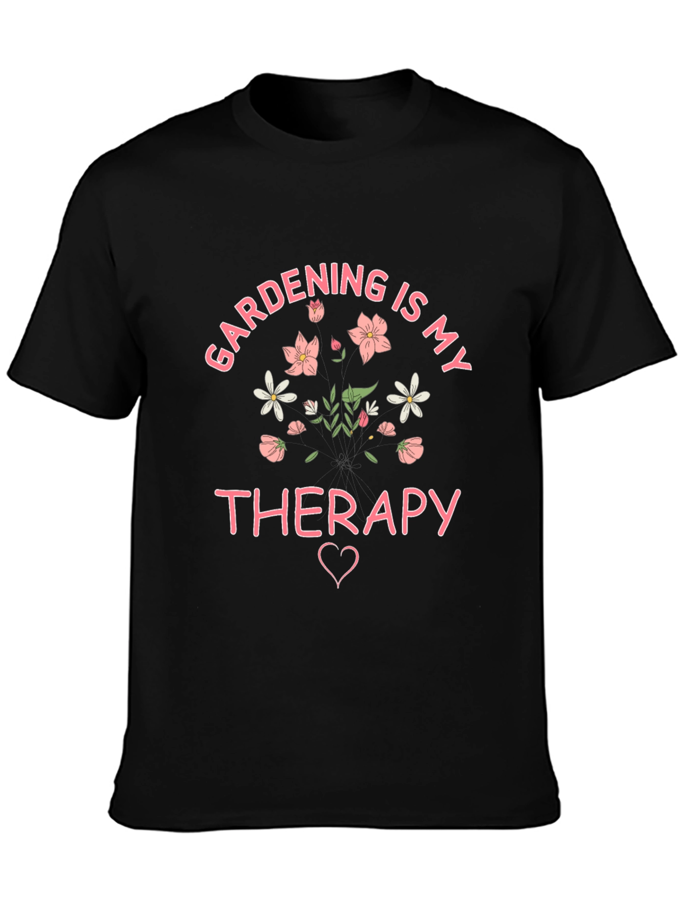 Gardening is My Therapy Graphic T-Shirt