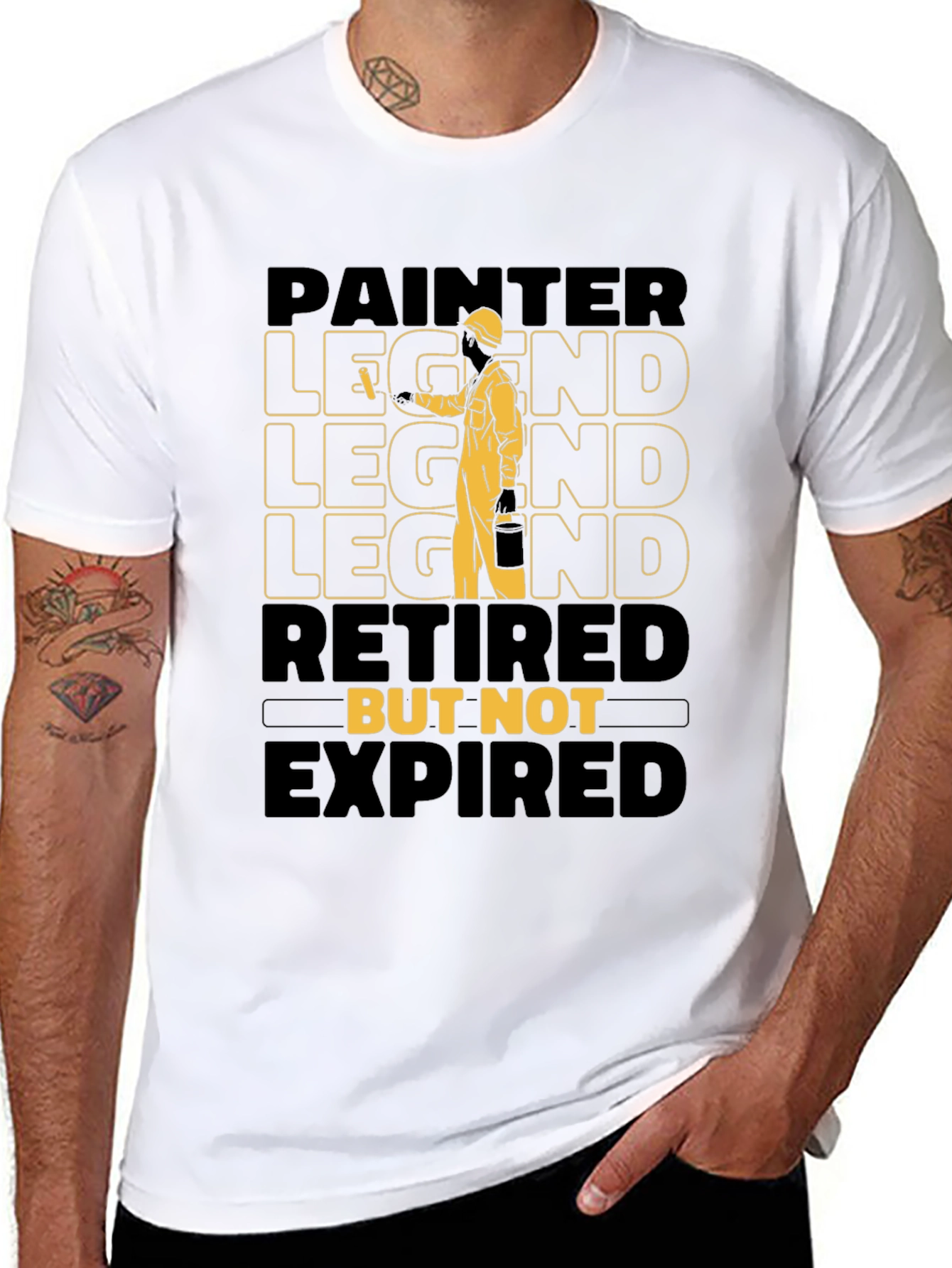 Painter Legend Retired Mens T-Shirt