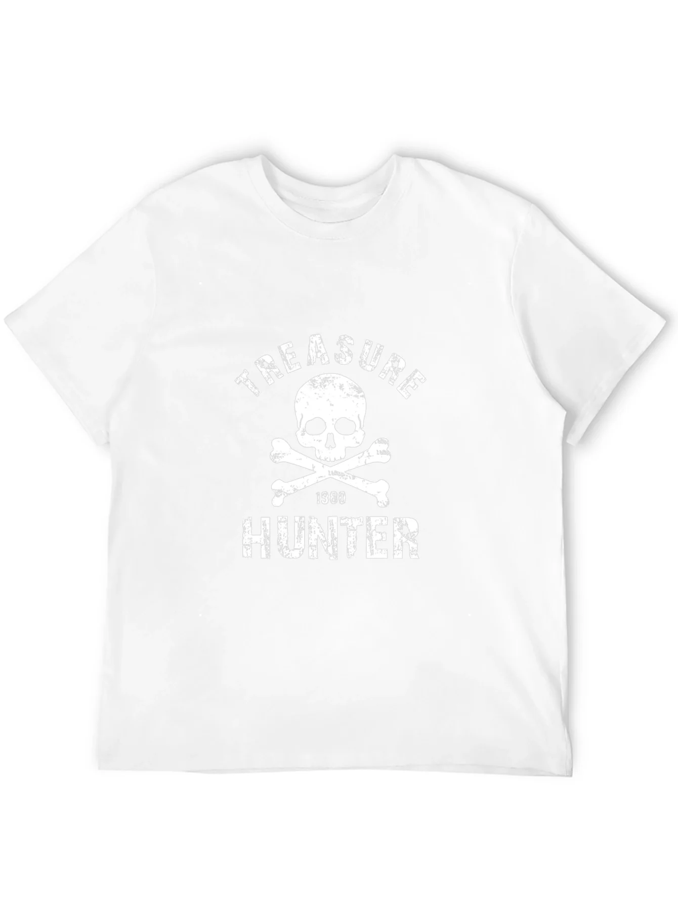 Treasure Hunter Skull Graphic T-Shirt