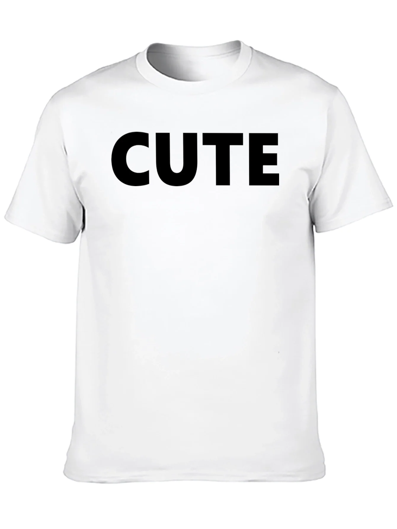 Cute Graphic Black T-Shirt Casual Wear