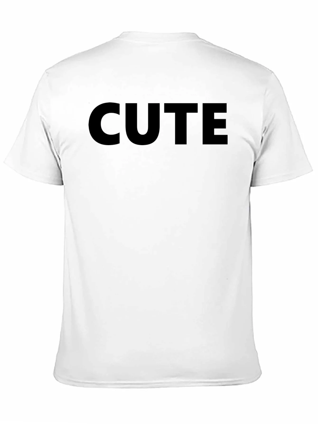 Cute Graphic Black T-Shirt Casual Wear