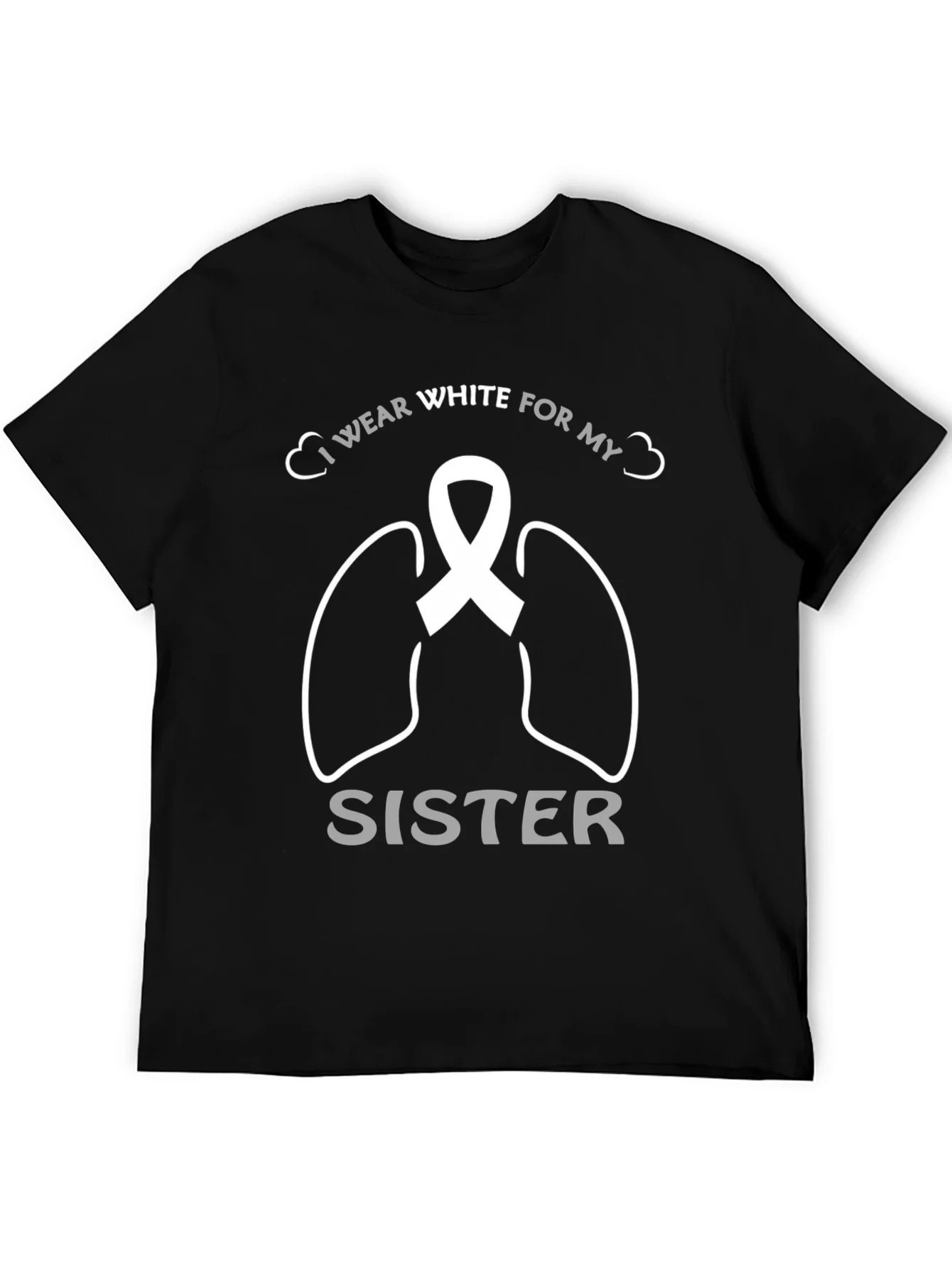 Lung Cancer Awareness T-Shirt for Sister