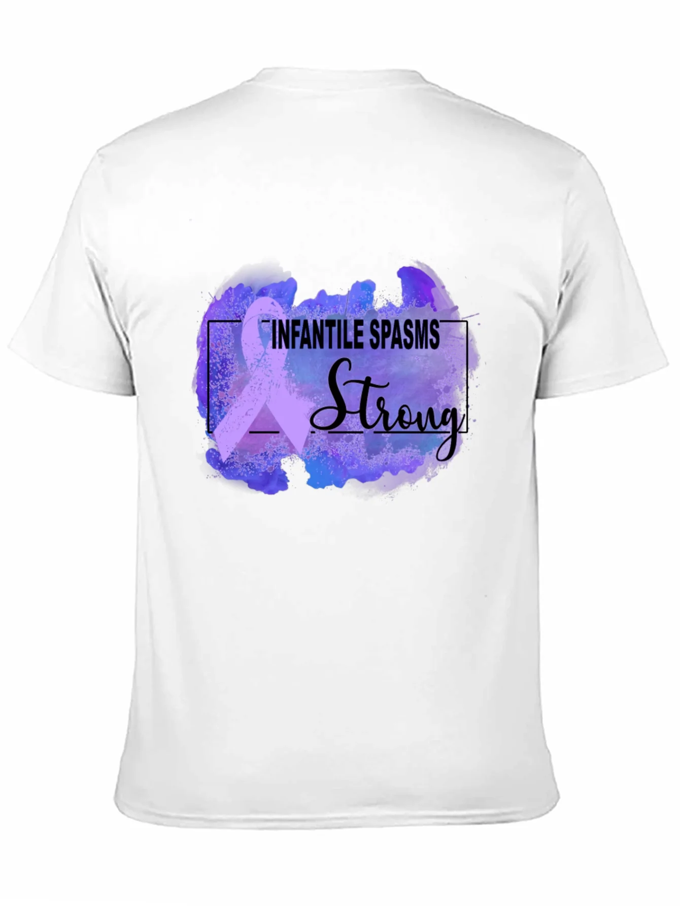 Infantile Spasms Awareness T-Shirt - Strong Ribbon Design