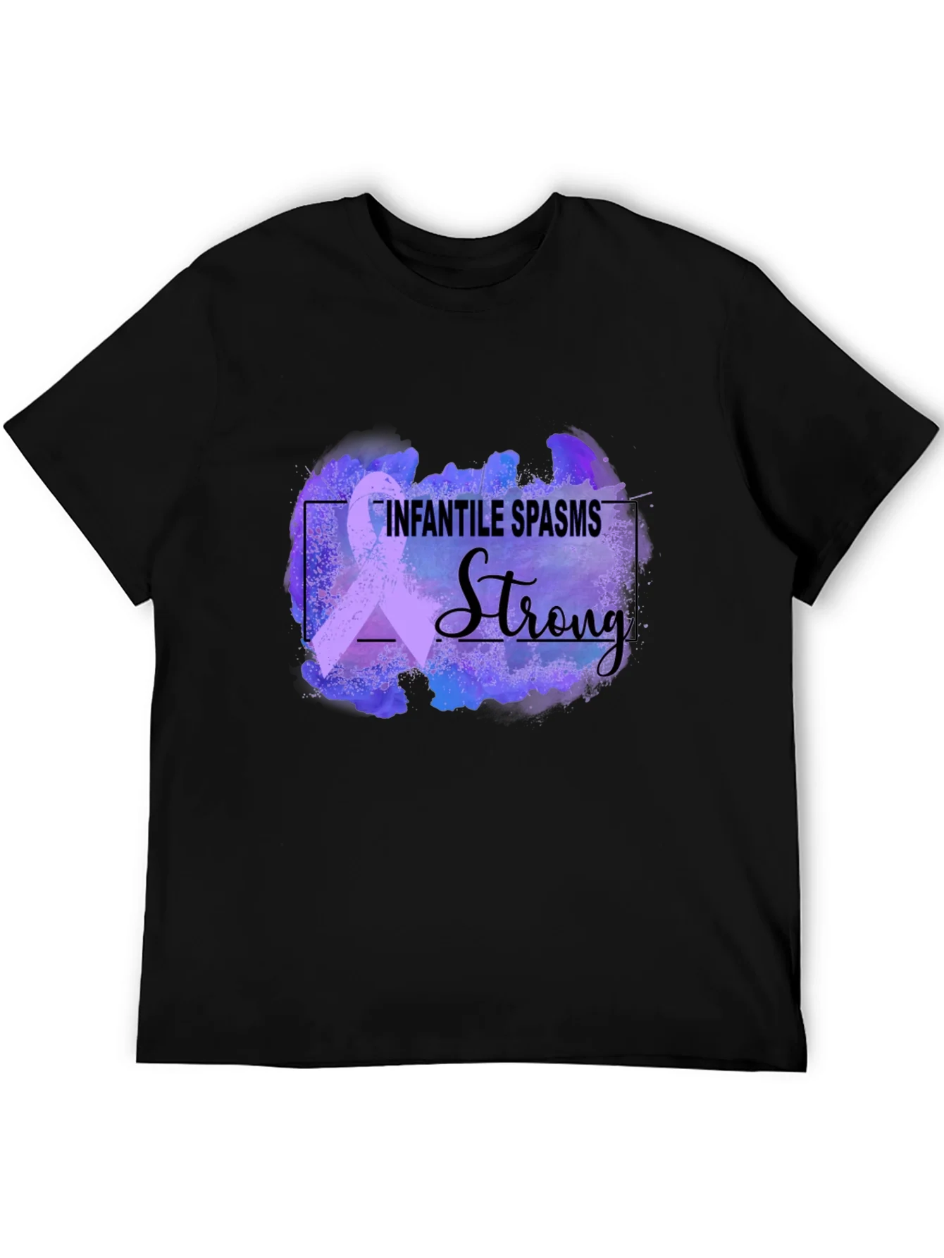 Infantile Spasms Awareness T-Shirt - Strong Ribbon Design
