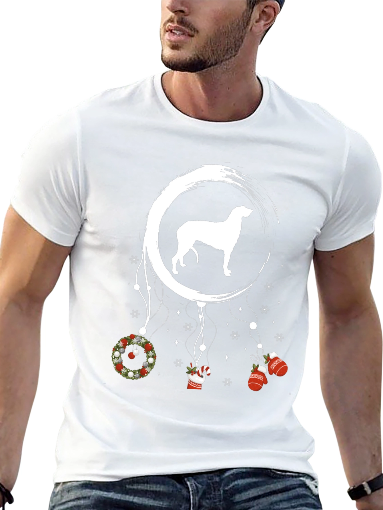 Dog Dreamcatcher Christmas T-Shirt