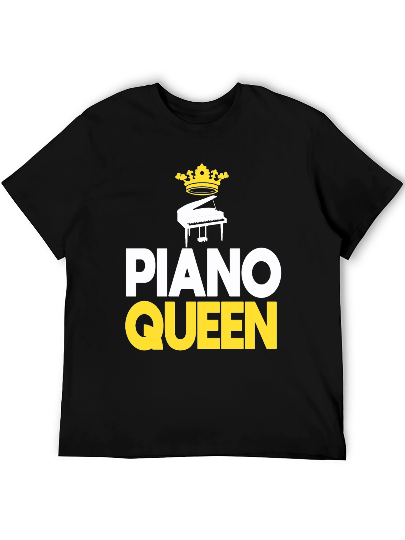 Piano Queen Graphic T-Shirt - Music Lover Tee