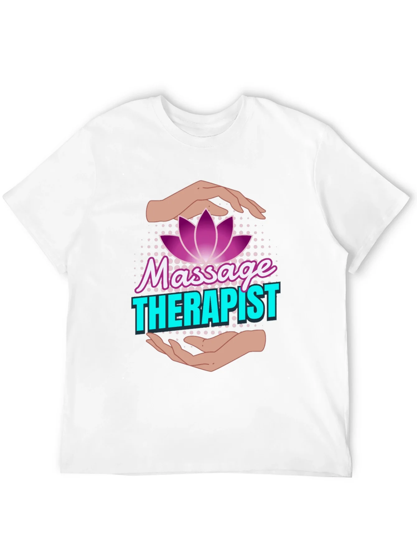 Massage Therapist Lotus Flower T-Shirt
