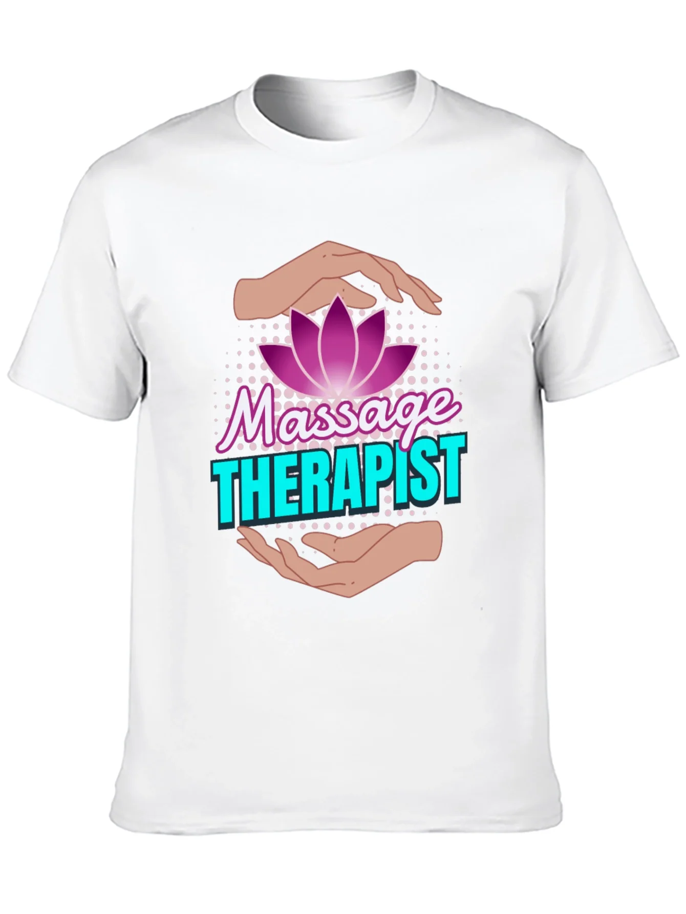 Massage Therapist Lotus Flower T-Shirt