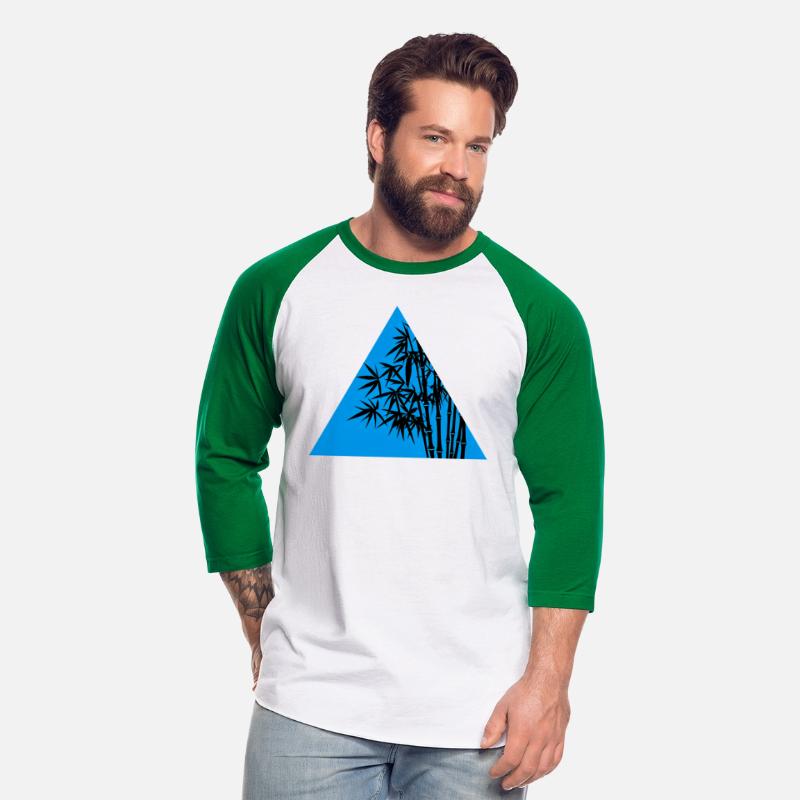 A Blue Triangle and Bamboo