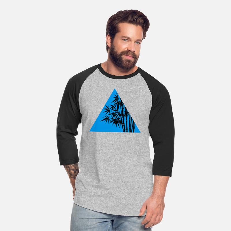 A Blue Triangle and Bamboo