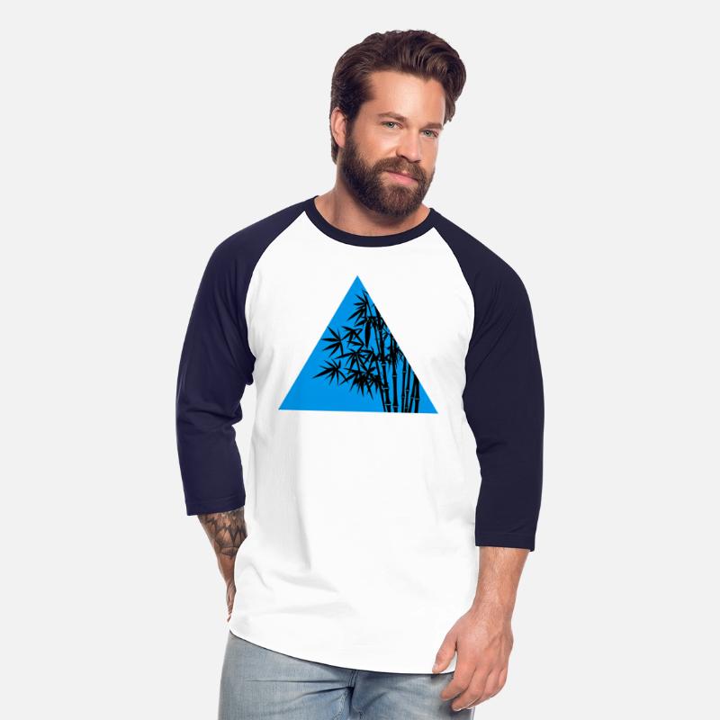 A Blue Triangle and Bamboo