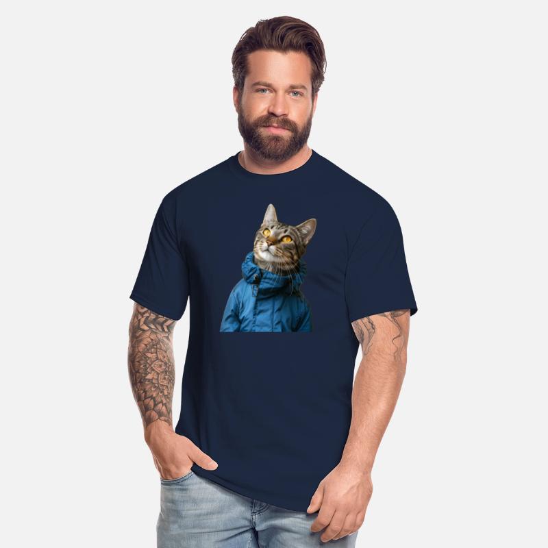 A Fashionable Feline: Sophisticated Cat in a Sky
