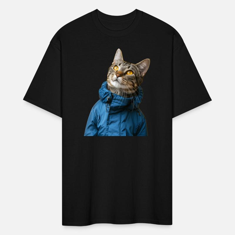 A Fashionable Feline: Sophisticated Cat in a Sky