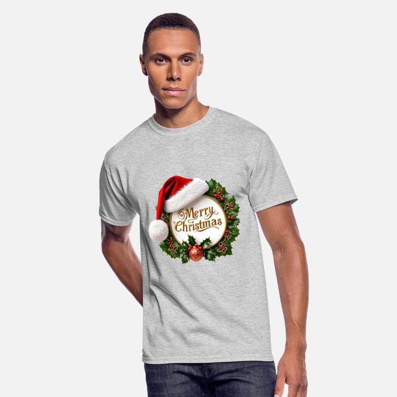A festive Christmas wreath