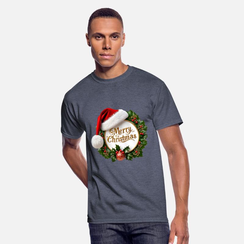 A festive Christmas wreath