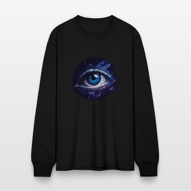 A giant eye floating in space.