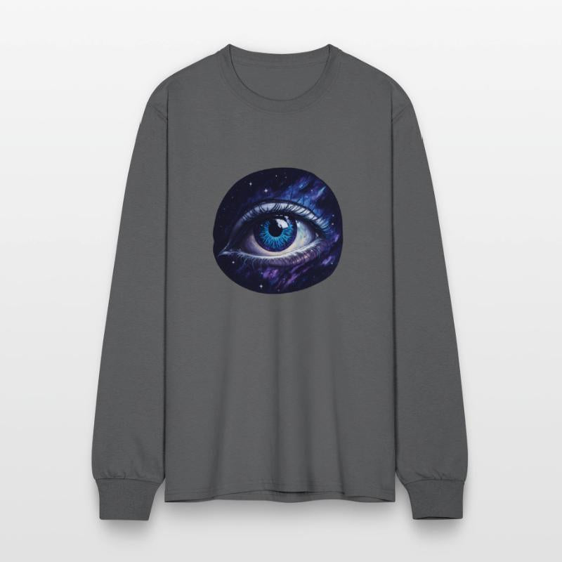 A giant eye floating in space.