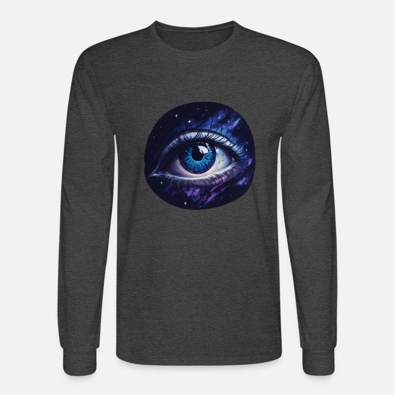 A giant eye floating in space.