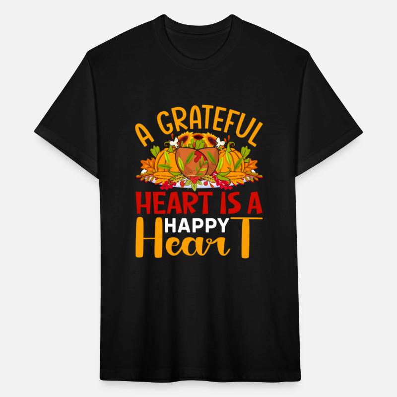 A grateful heart is a happy heart