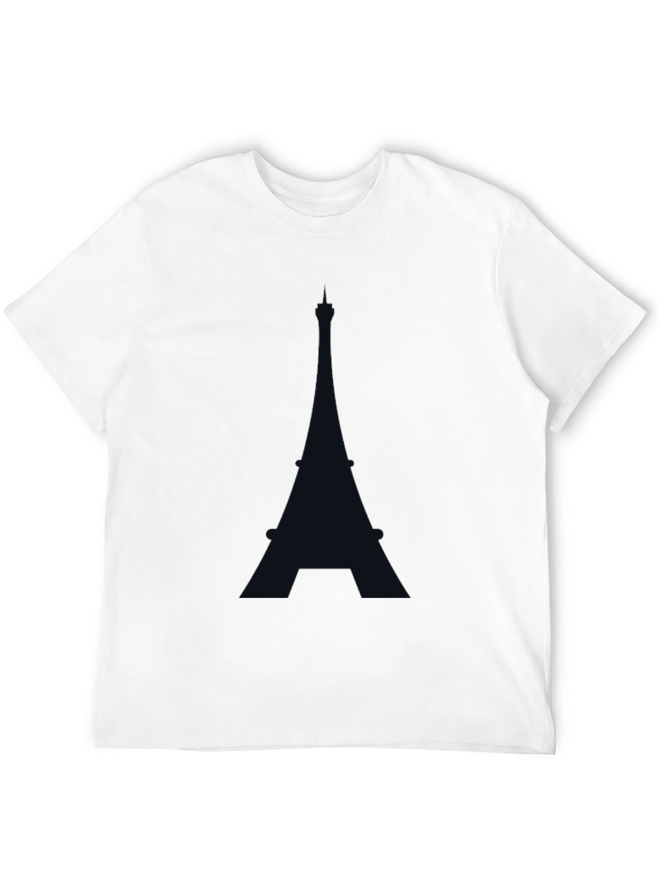 Eiffel Tower Graphic T-Shirt - Black