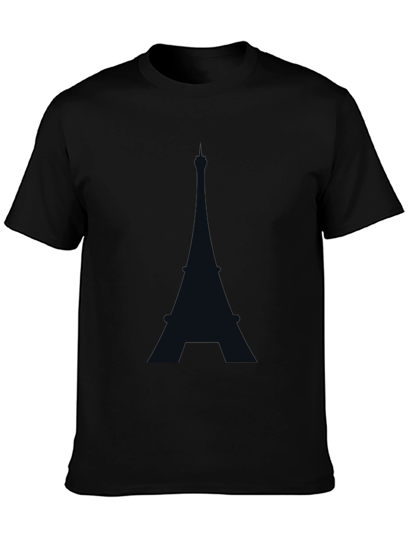 Eiffel Tower Graphic T-Shirt - Black