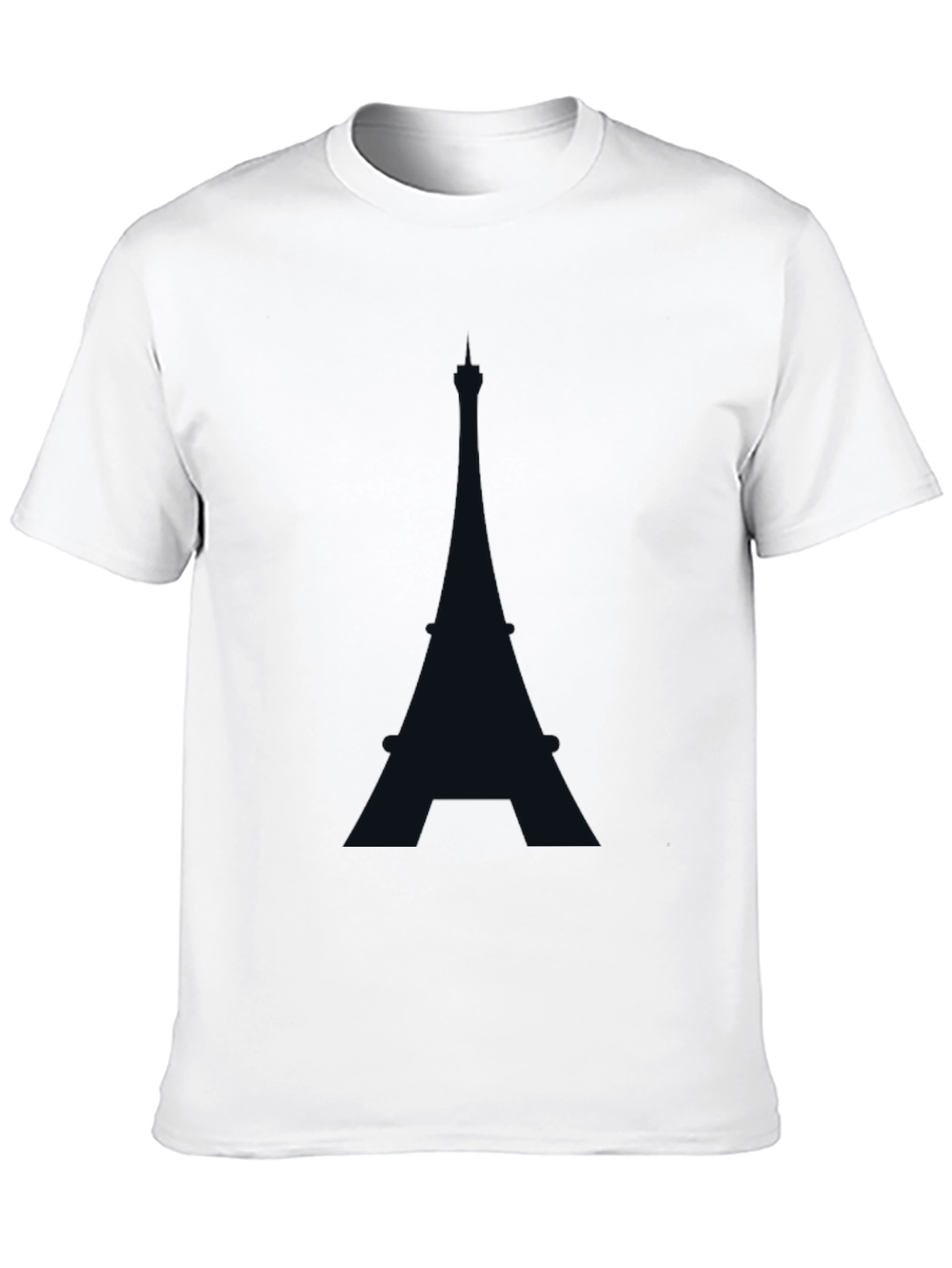 Eiffel Tower Graphic T-Shirt - Black