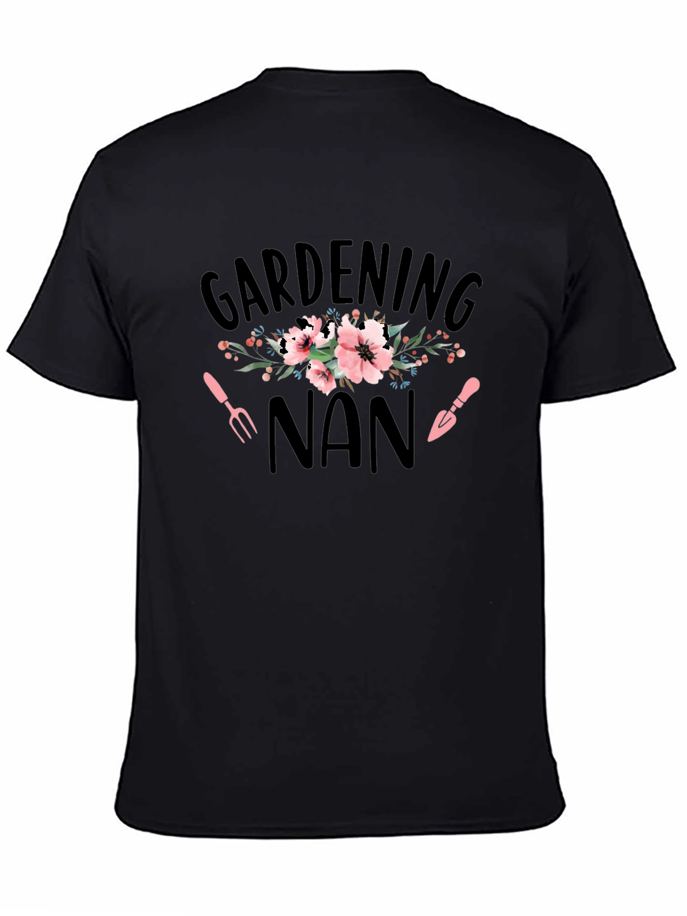 Gardening Nan Floral Graphic T-Shirt