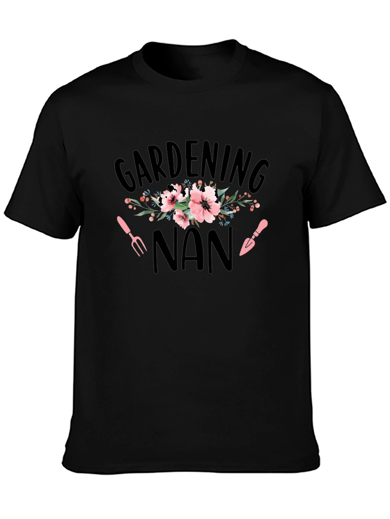 Gardening Nan Floral Graphic T-Shirt