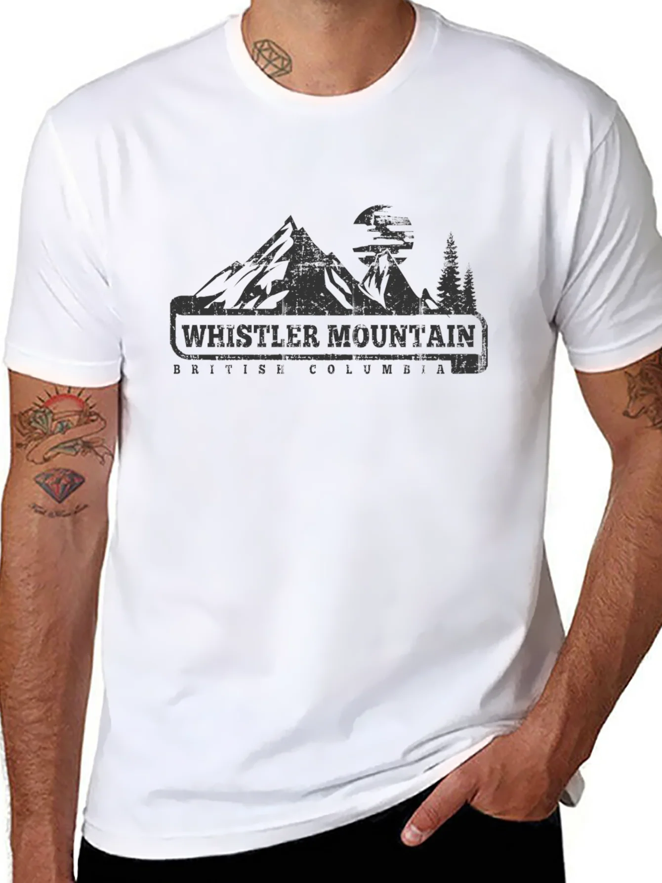 Whistler Mountain Tee - British Columbia Souvenir Shirt