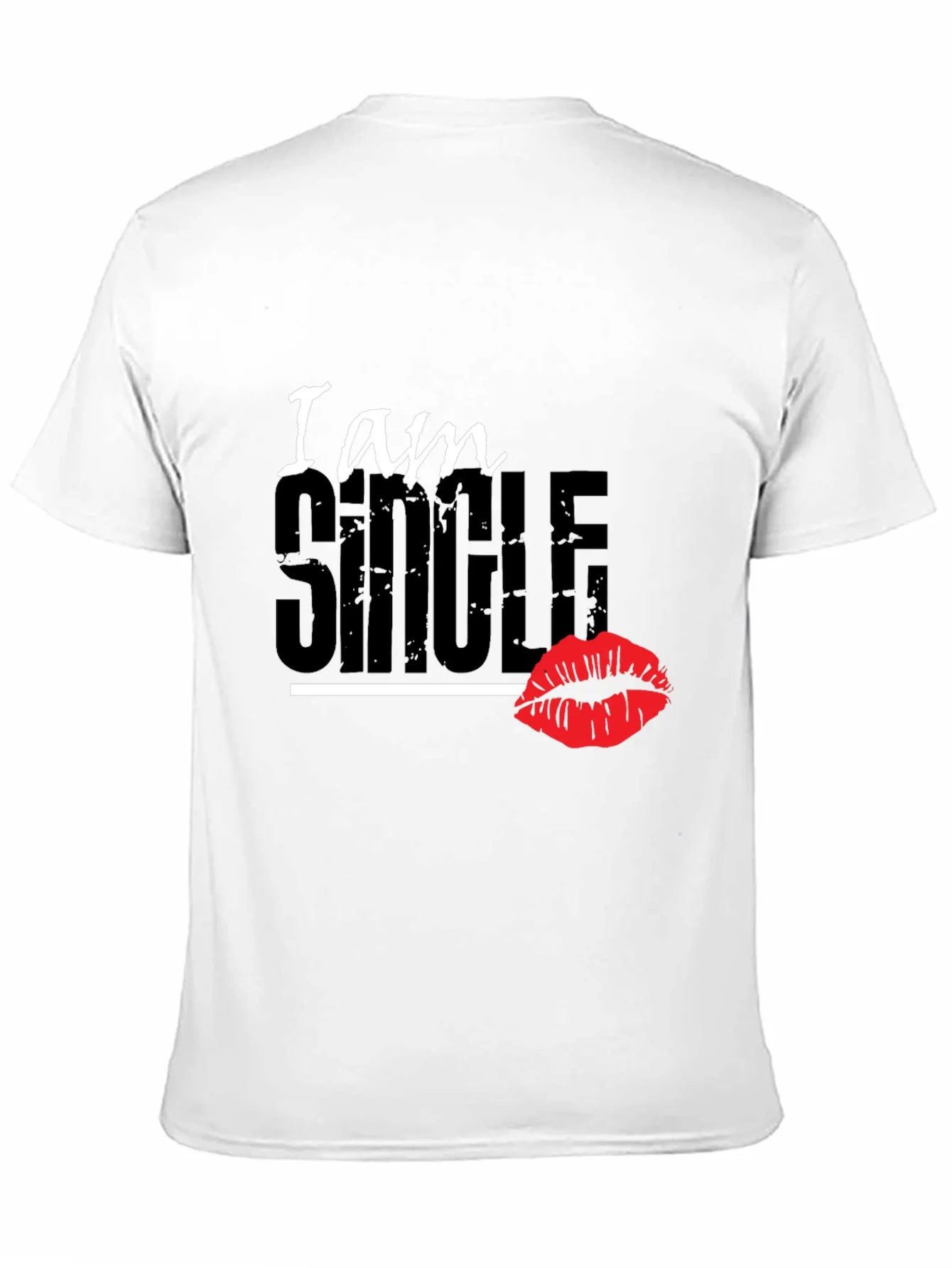 I am SINGLE Graphic T-Shirt - Black