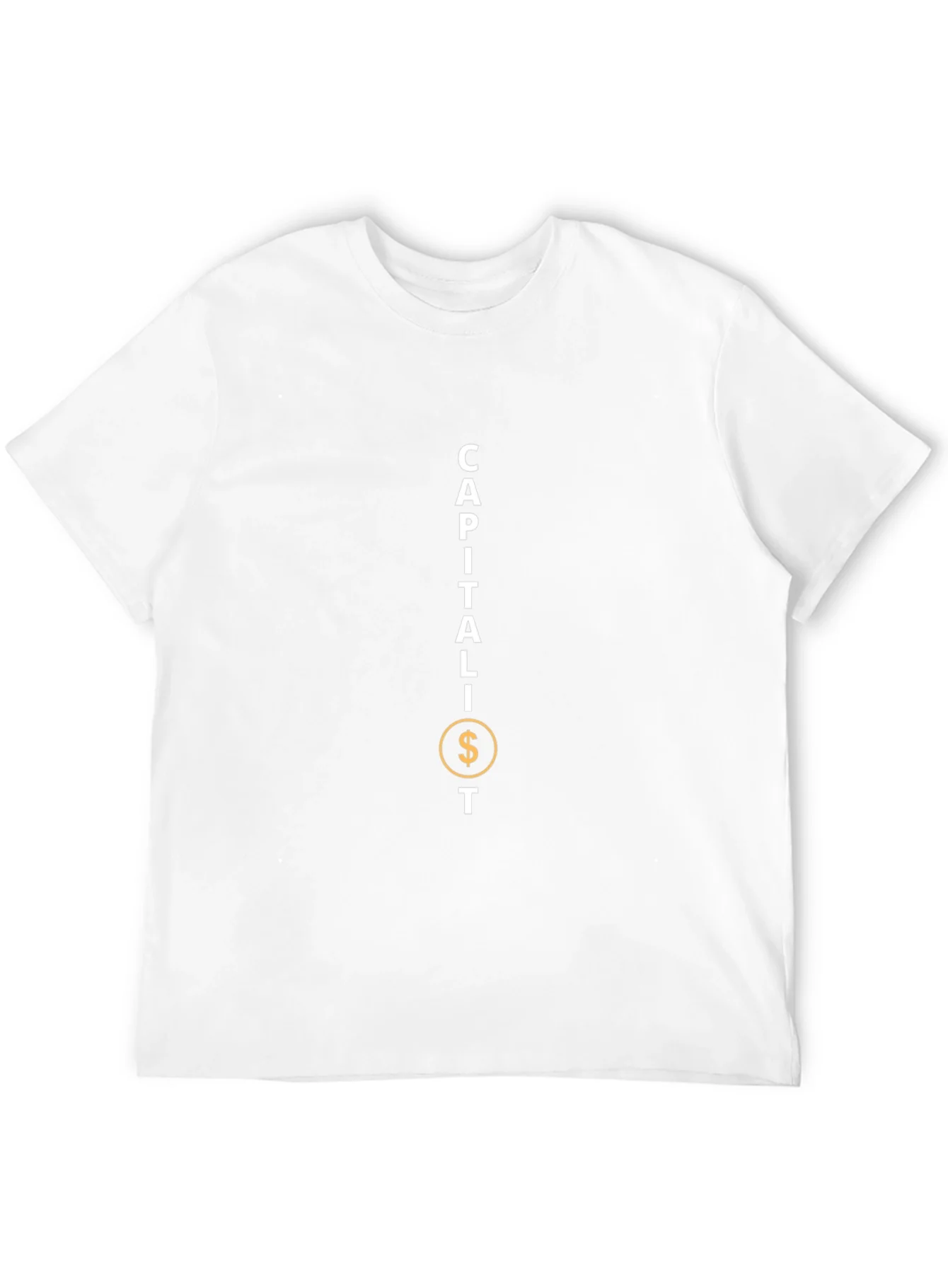 Capitalist Tee - Black Cotton Crew Neck