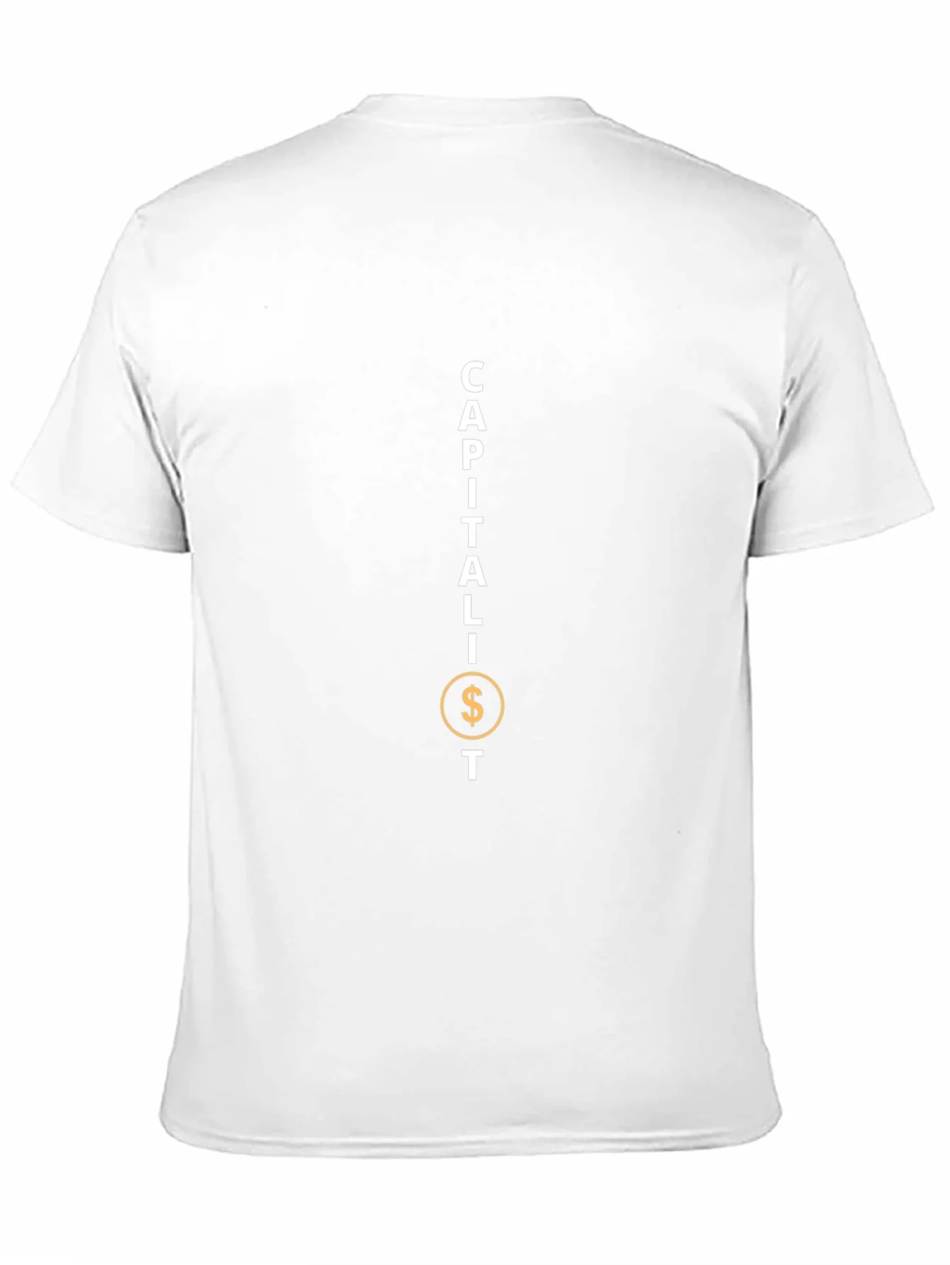 Capitalist Tee - Black Cotton Crew Neck