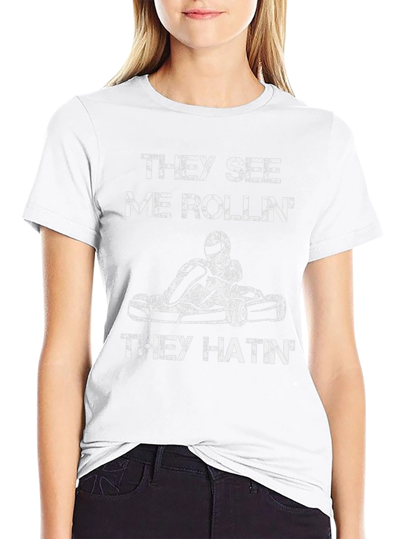 They See Me Rollin T-Shirt - Kart Racing Tee