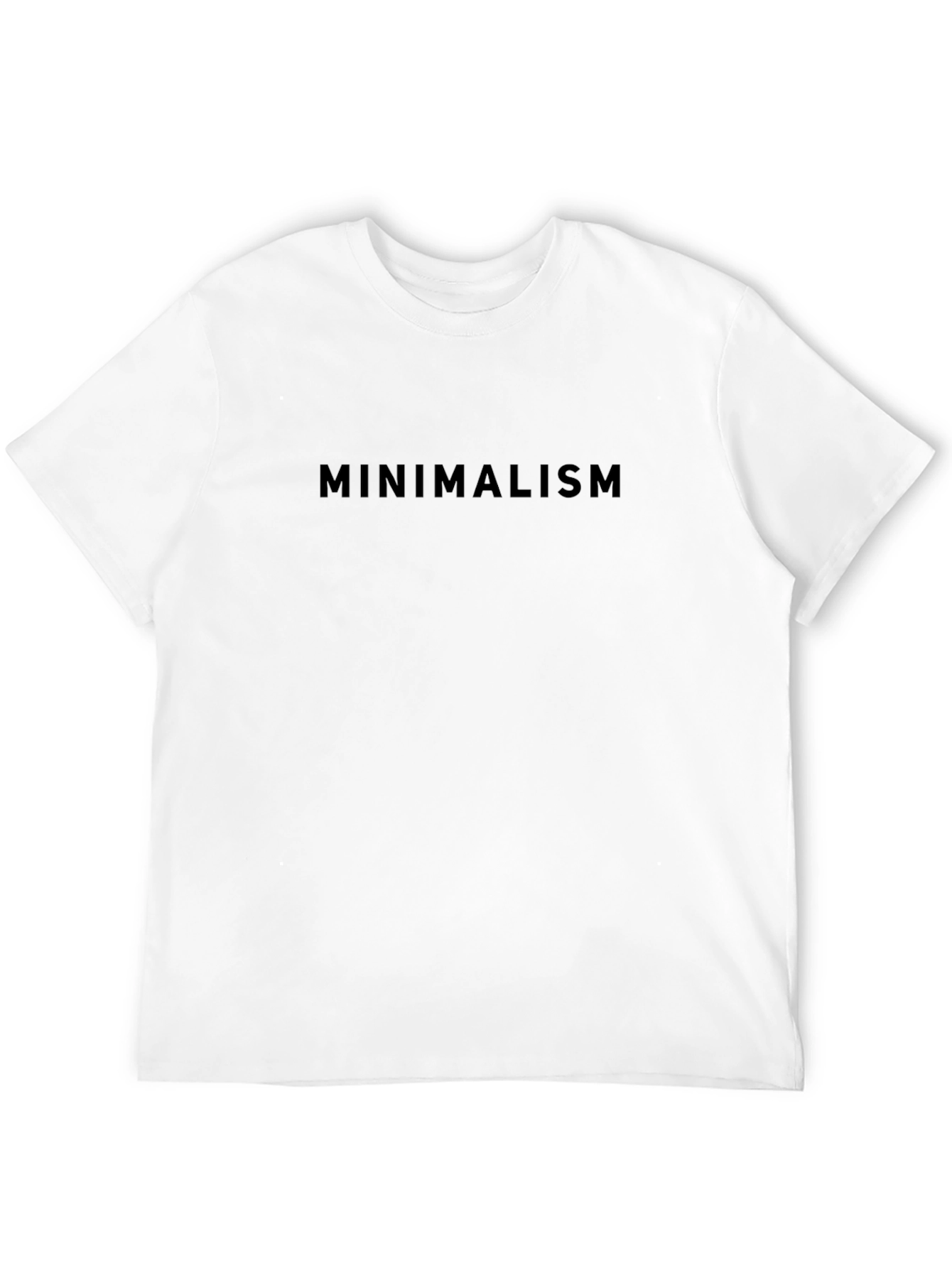 Minimalism Graphic T-Shirt - Black