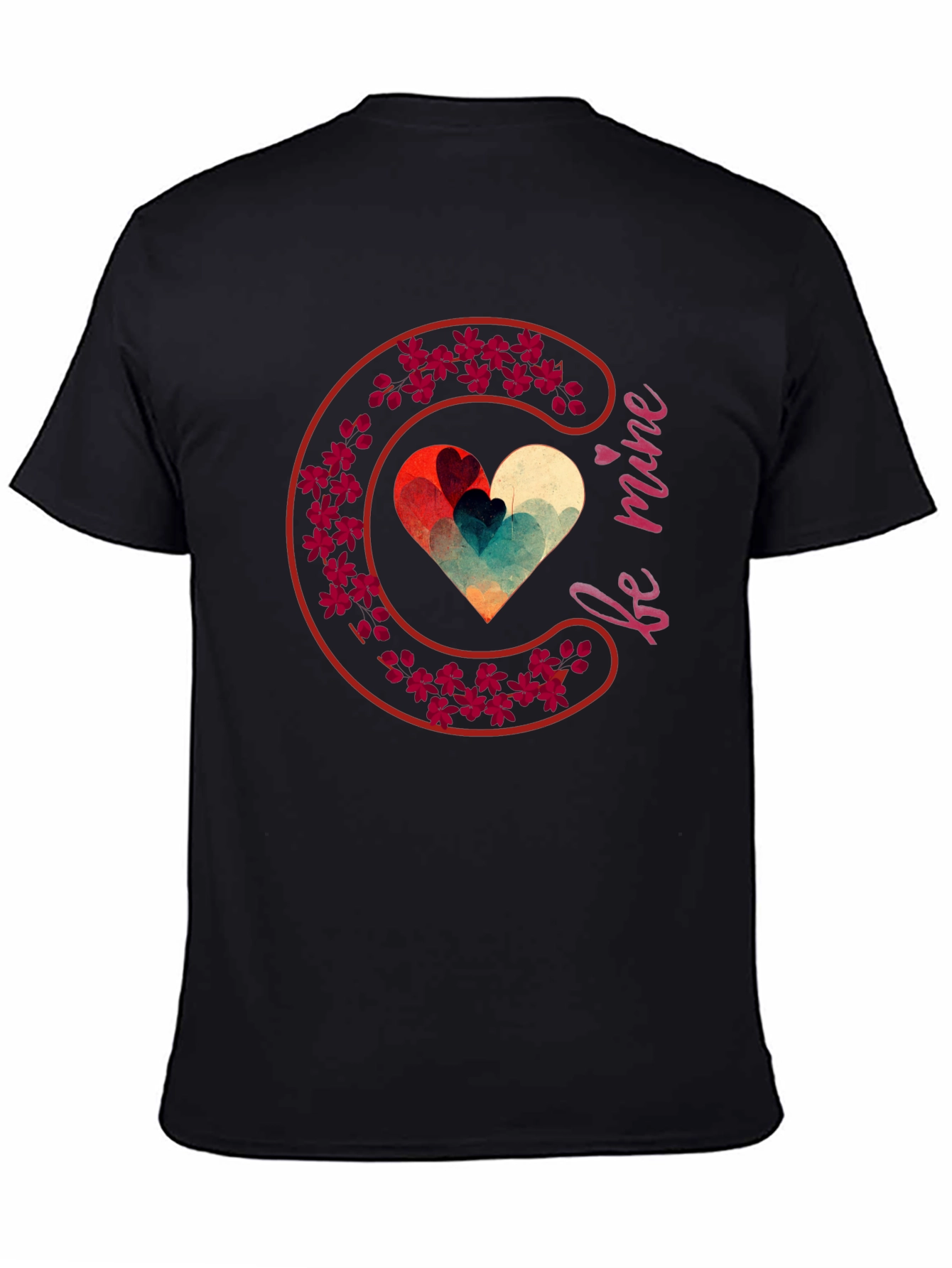 Be Mine Heart Valentines T-Shirt