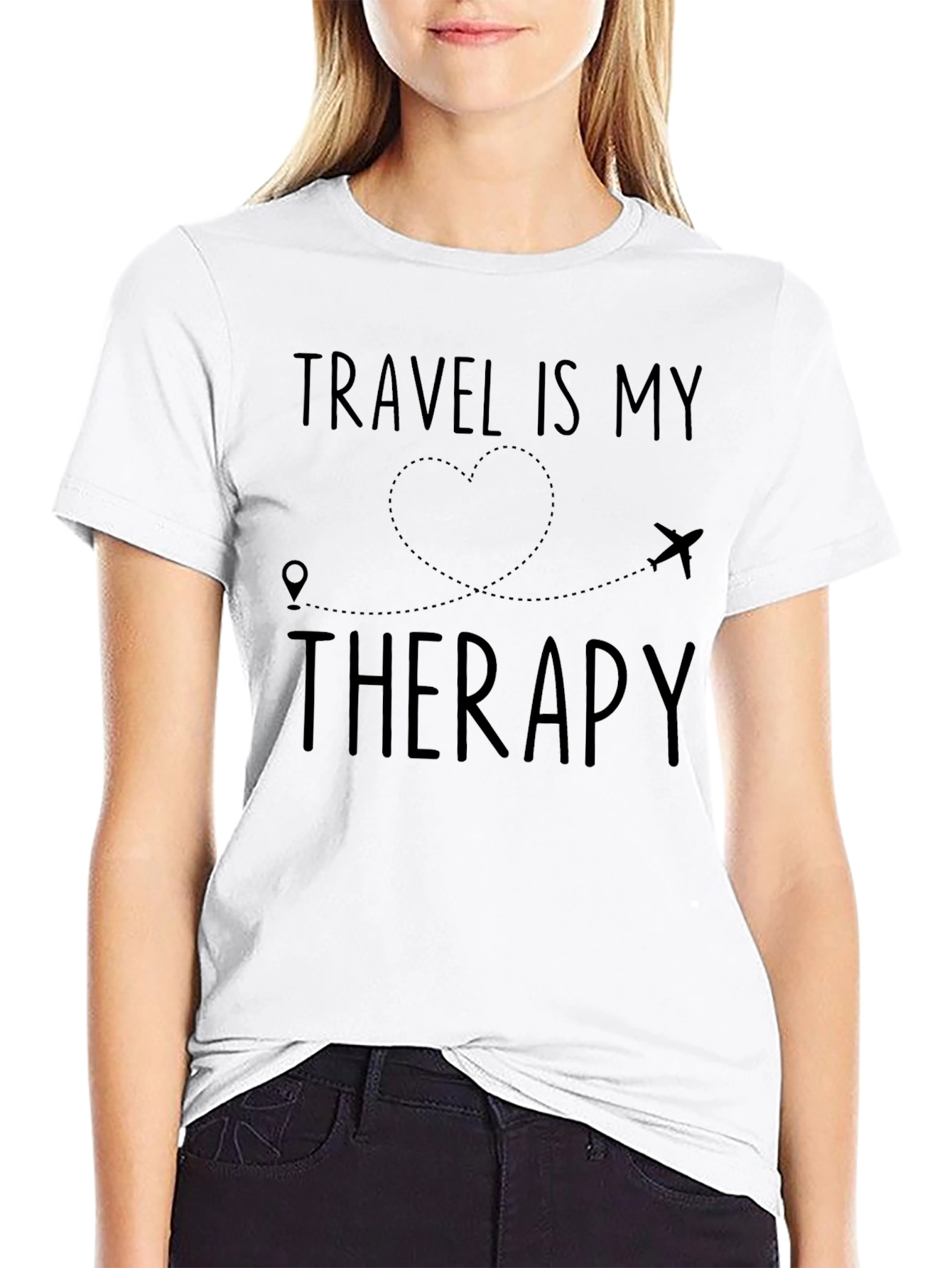 Travel Is My Therapy Graphic Tee