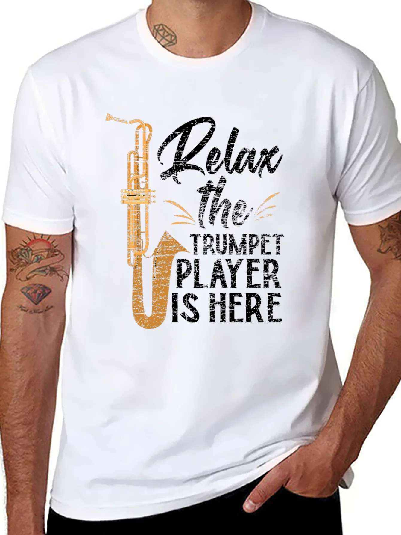 Relax Trumpet Player T-Shirt - Funny Musician Tee