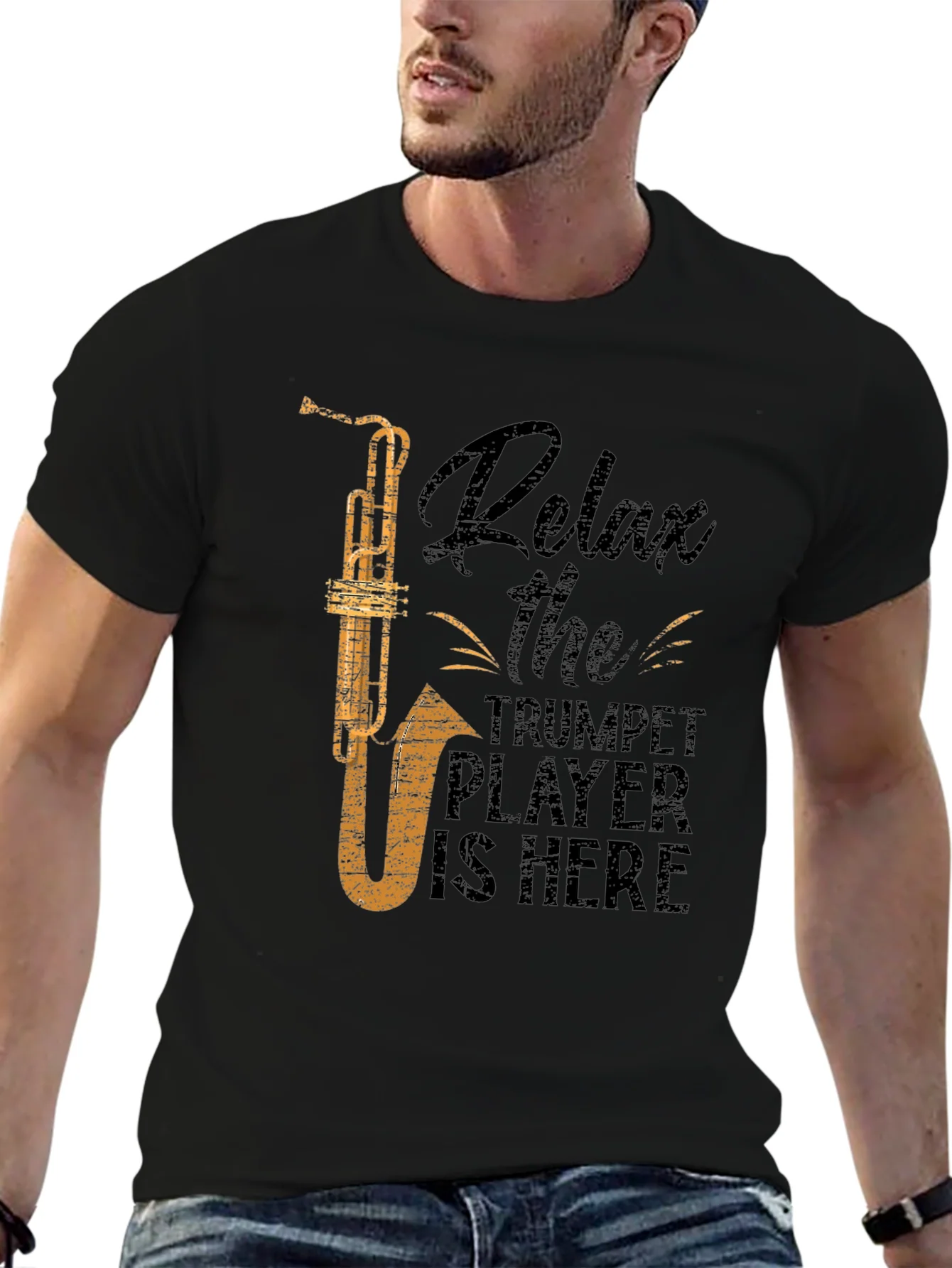 Relax Trumpet Player T-Shirt - Funny Musician Tee