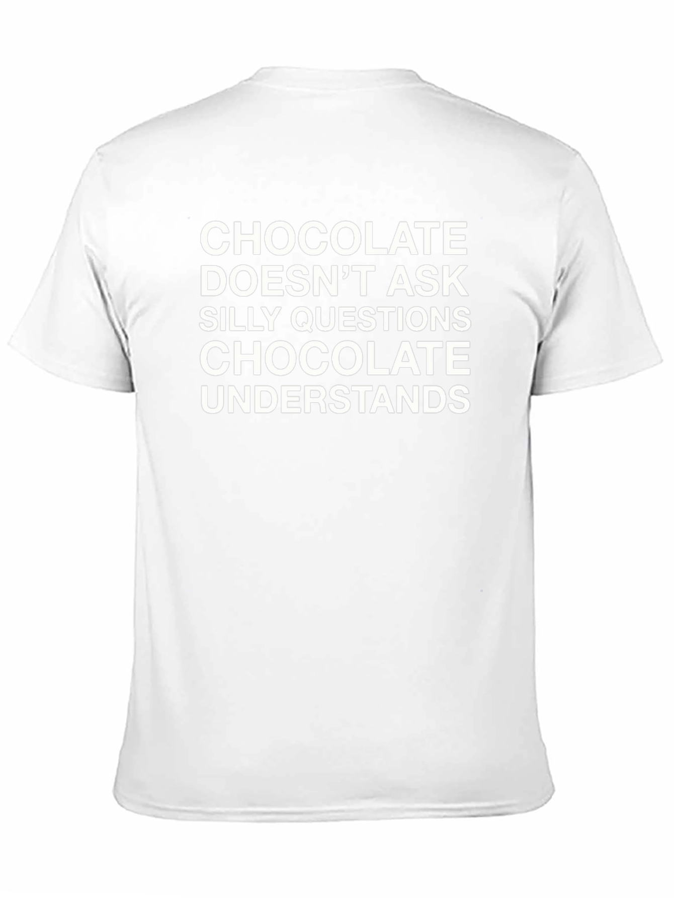 Chocolate Understands Black Graphic Tee