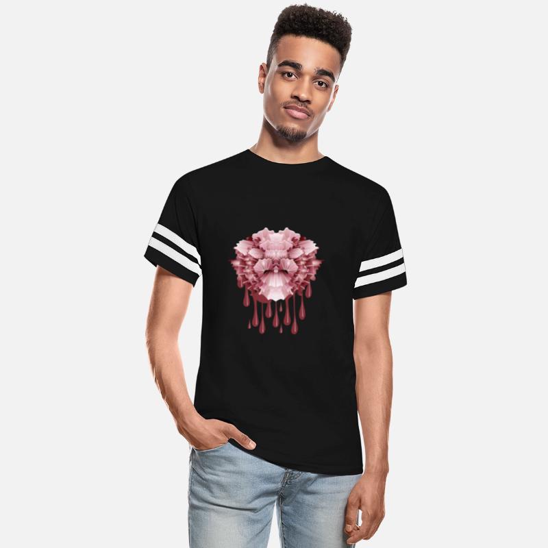 abstract pink carnation with dripping effect