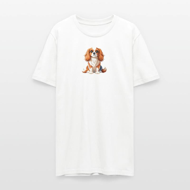 Adorable Cavalier King Charles Illustration