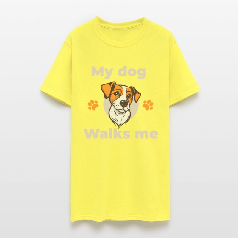 Adorable Dog Illustration with Playful Text