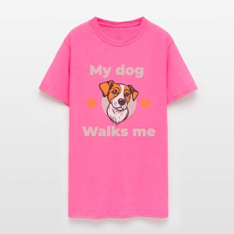 Adorable Dog Illustration with Playful Text