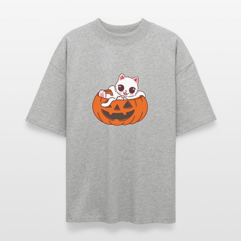 Adorable Kitten in Jack-o'-Lantern
