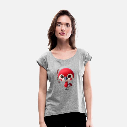 Adorable Red Bird Character